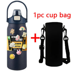 Blue with cup bag / 1500ml / CHINA