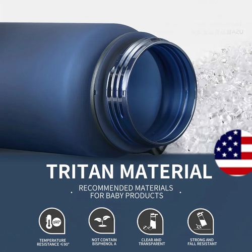 High Quality Water Bottle 500ML 1000ML BPA Free Leak Proof Portable For Adult Children Sports Gym Eco Friendly Drink Bottles