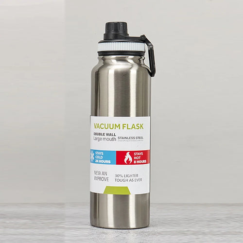 600/800/1000MLStainless Steel Thermos Bottle Car Thermal Cup Vacuum Flask Keeps Cold and Heat Thermal Mug Sports Insulated Cup