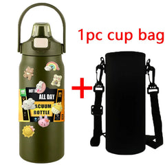 Green with cup bag / 800ml / CHINA