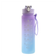 Sports Water Bottle with Time-Tracking Straw Leak Proof Locking Flip Cover for Easy Carry Ideal for Outdoor Adventures