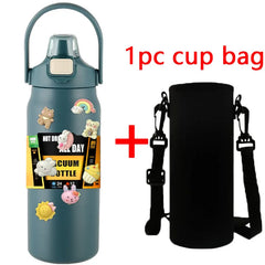 blue with cup bag / 800ml / CHINA
