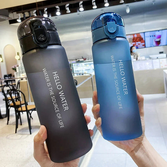780ml Plastic Sports Water Bottle Portable Gym Travel Clear Leak Proof Drinking Bottle Pink Blue High Value Modern Simple style