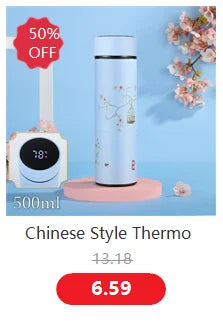 Classic Style 400ML Children Water Bottle Kids Thermos Mug Duck Billed Straw 316 Stainless Steel Vacuum Flasks Tumbler Cup