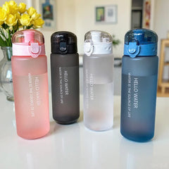 780ml Plastic Sports Water Bottle Portable Gym Travel Clear Leak Proof Drinking Bottle Pink Blue High Value Modern Simple style